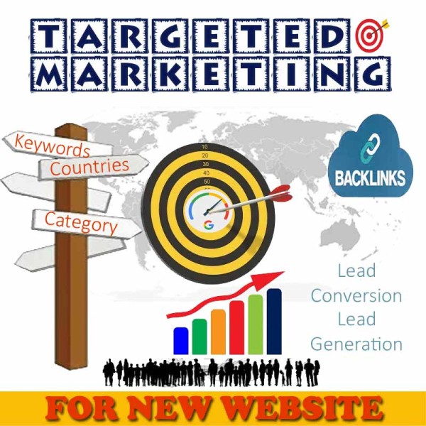 Targeted Marketing - Organic ranking Traffic Leads Conversion for New Sites